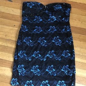 Cocktail dress, strapless, size 16P